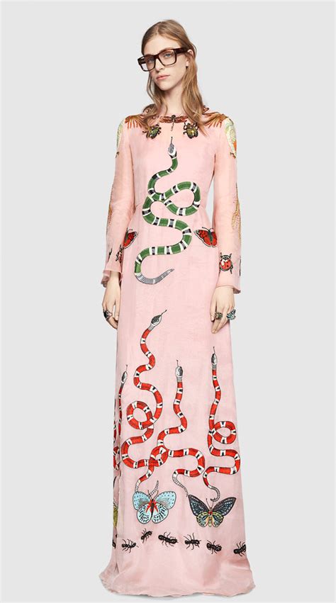 gucci fw16 snake dress|Gucci Pre.